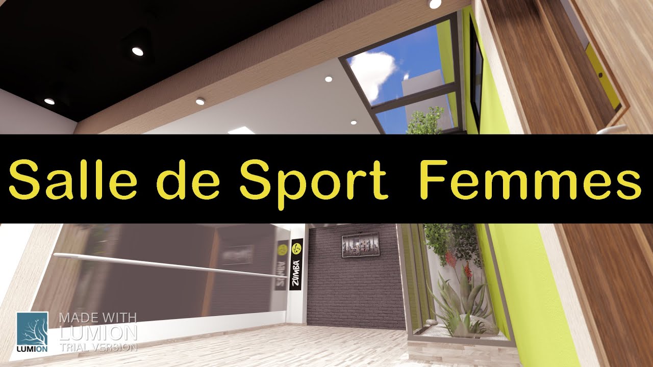 Salle de Sport Pour Les Femmes-3D-