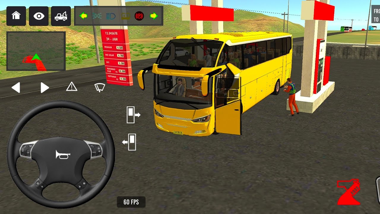 😍Bus Simulator: 3D Bus Games:Bus Simulator ll🔥 new euro coach ll NEW BUS SIMULATOR INDONESIA #games