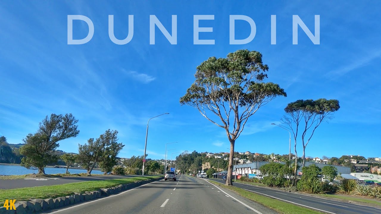 Dunedin New Zealand Driving Tour 2023 4K | City Centre To Shiel Hill | Otago South Island Tours