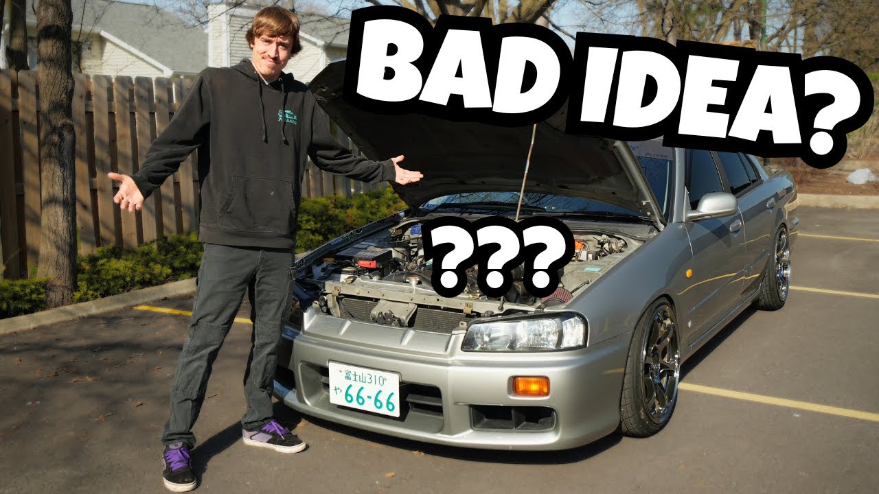 Trying to Engine Swap my R34 Skyline on a Roadtrip..