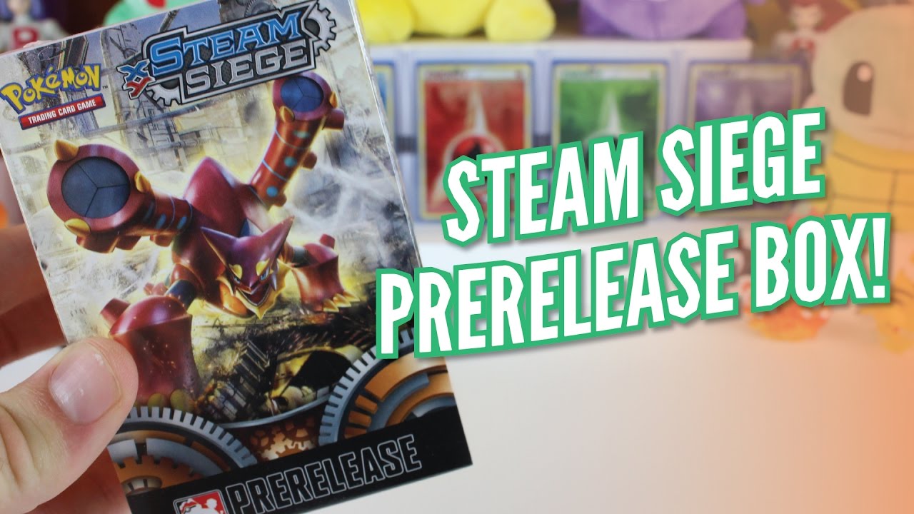 Opening a Steam Siege Tournament PRERELEASE Kit! | Pokemon Cards