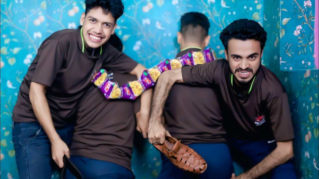 Bottle Flip Game | Very funny chappal punishment | very funny punishment