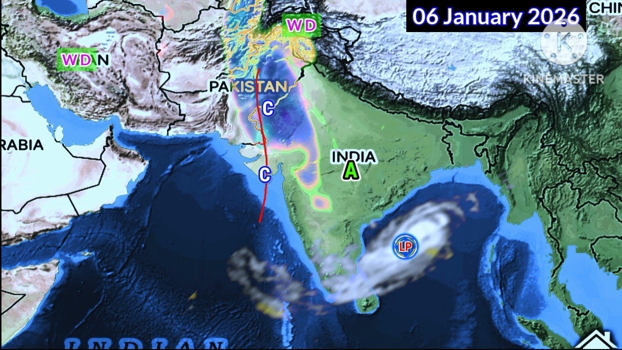 Next 25 Days Weather System Map Forec&agrave;st Analysis/23 December 2025 Update South Asia. 
