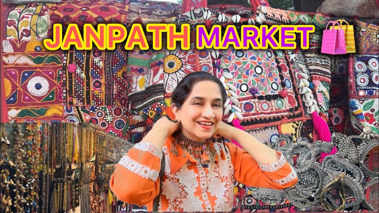 Exploring Janpath Market 🛍️ A Shopping Day in Delhi&rsquo;s Iconic market