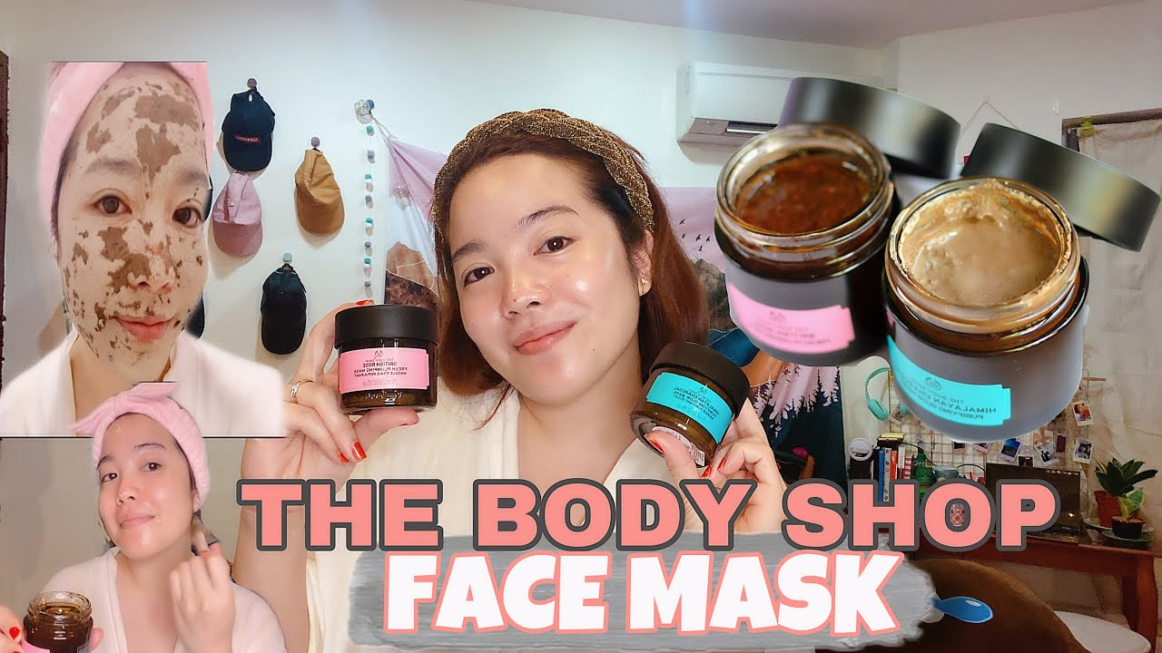 THE BODY SHOP HIMALAYAN CHARCOAL MASK + BRITISH ROSE PLUMPING MASK // DEMO | ChrissyMarie ♡