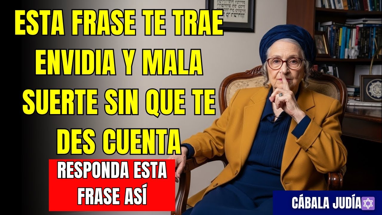 Preguntaron: “¿Cómo estás?” — ¡NO DIGAS NADA! Atraes Envidia y Mala Suerte | Cábala judía