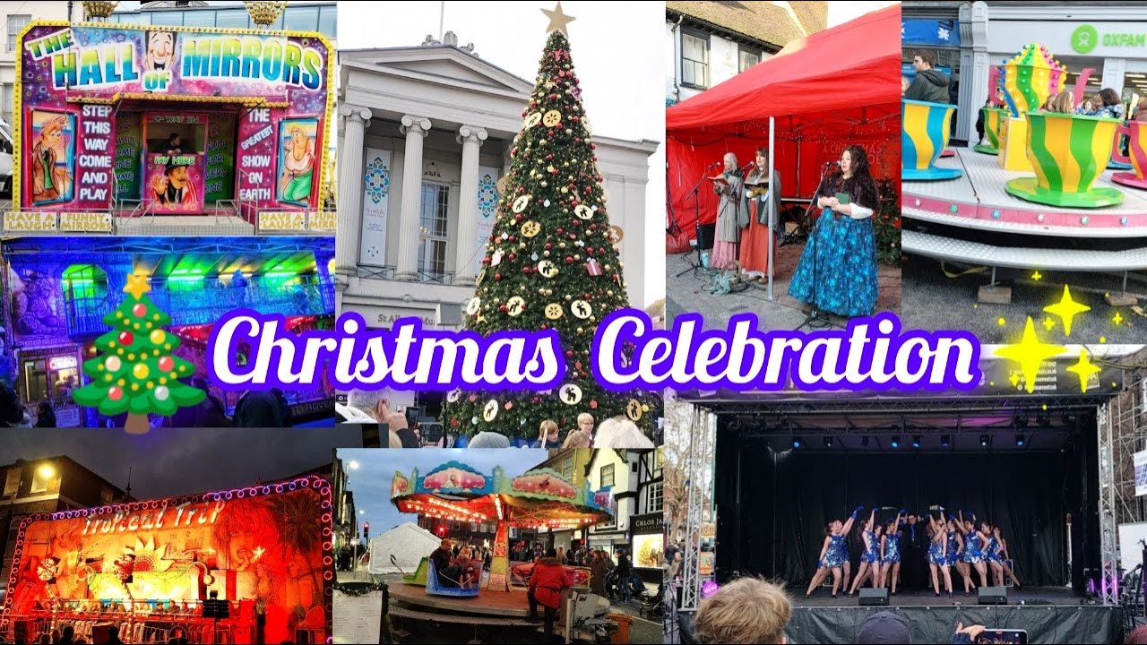 🎄💫✨ Christmas Celebration at St Albans, Hertfordshire | 🎁Christmas Cracker Street Festival.
