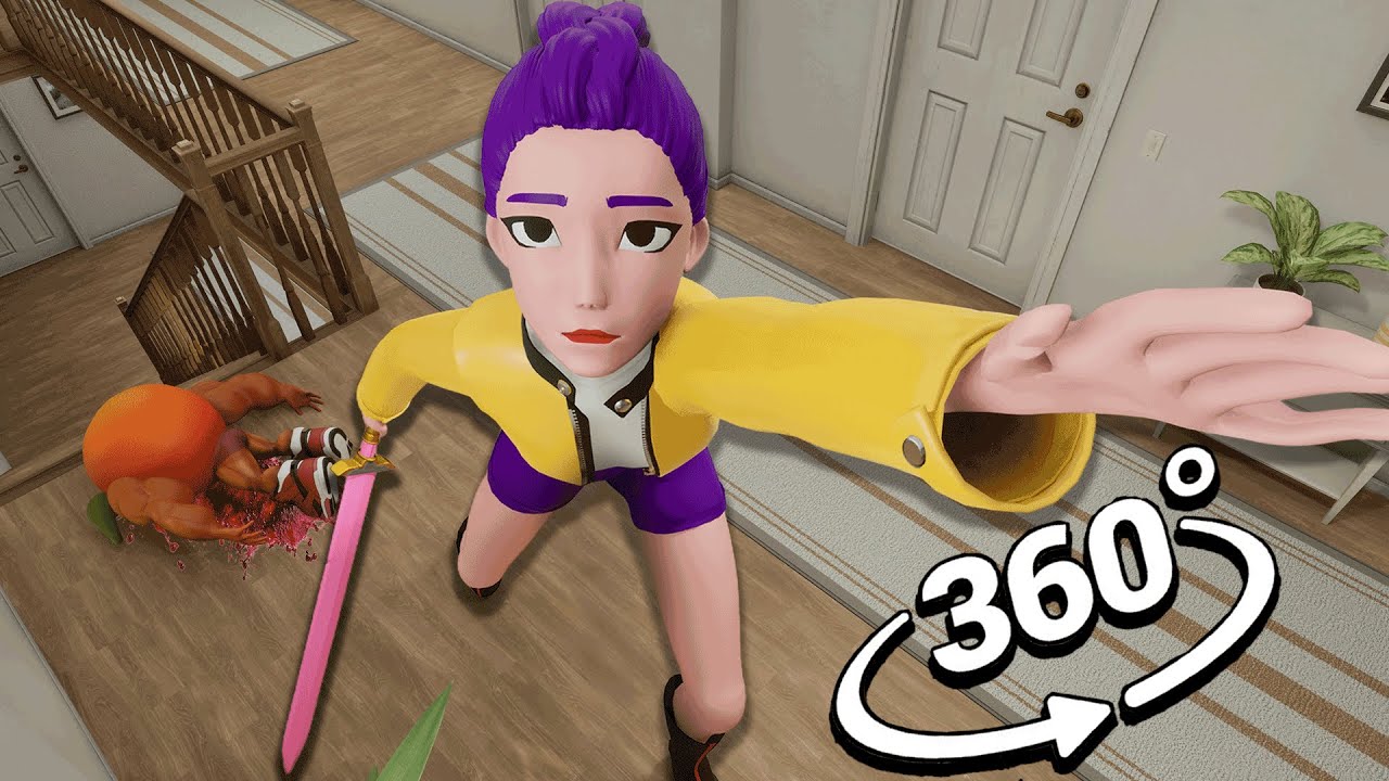 360&deg; VR СКРЫТАЯ КАМЕРА! KPOP: Охотники на демонов в доме