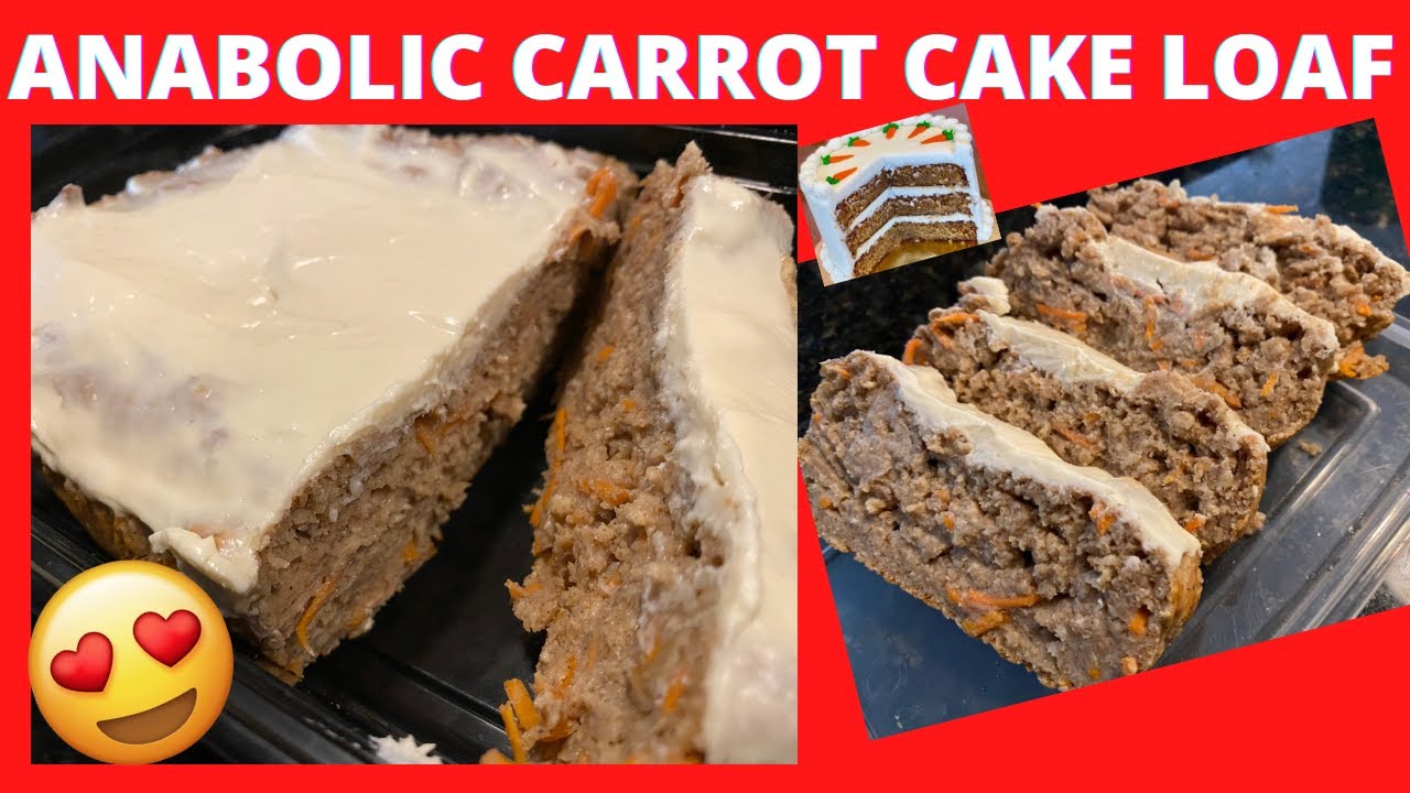 ANABOLIC CARROT CAKE LOAF | HIGH PROTEIN Snack for Meal Prep | Shredding Meal Plan Sweet Dessert