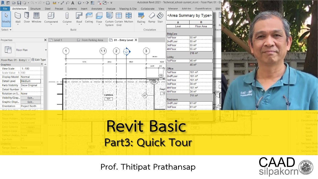 Revit Basic: Part3- Quick Tour