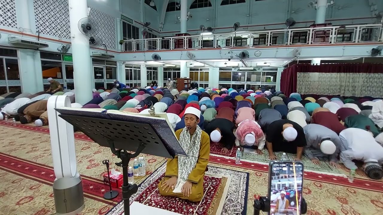Solat Terawih 16.3.2026 Isnin1447H. Pimpinan Imam Adik Syed Zakwan Bin Syed Bazlan