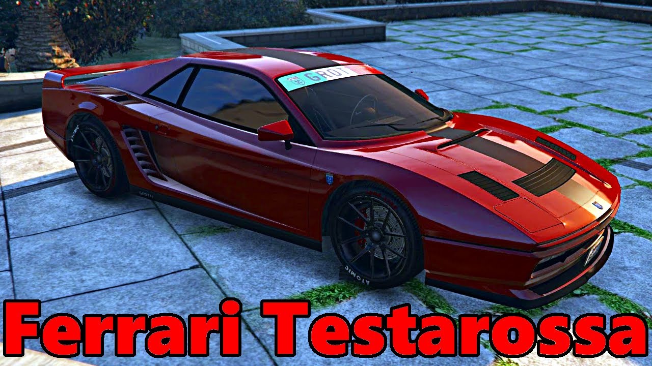 GTA 5 | Custom Grotti Cheetah Classic (Ferrari Testarossa) | Full Build and Drive! Gun Running DLC