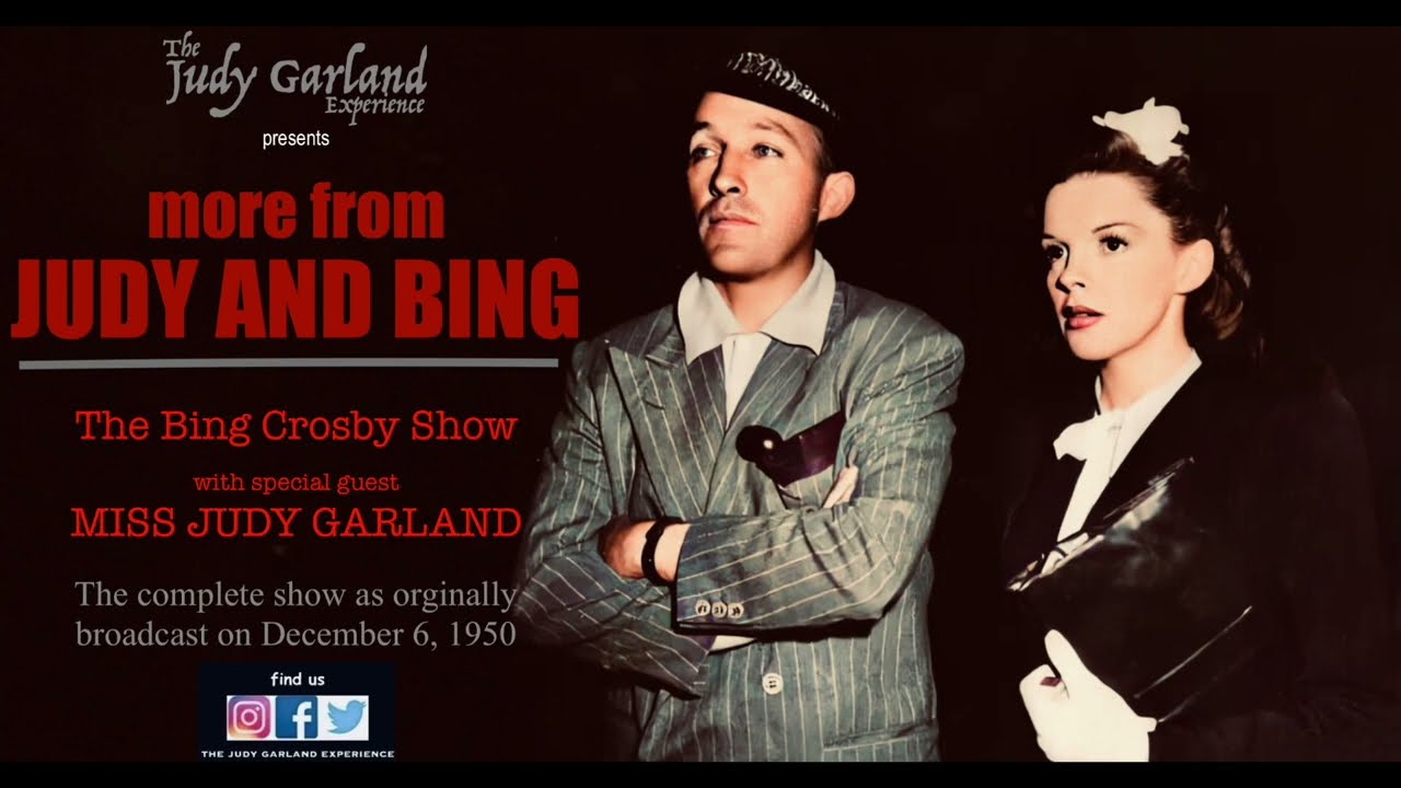 JUDY GARLAND  The BING CROSBY Show / Dec 6, 1950 / Judy stuns the crowd with her singing