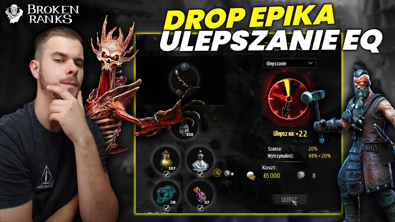 BROKEN RANKS ⚔️ DROP EPIKA! 🏹 ULEPSZANIE EPIKA! ⚒️ DZIEŃ JAK CO DZIEŃ 😂