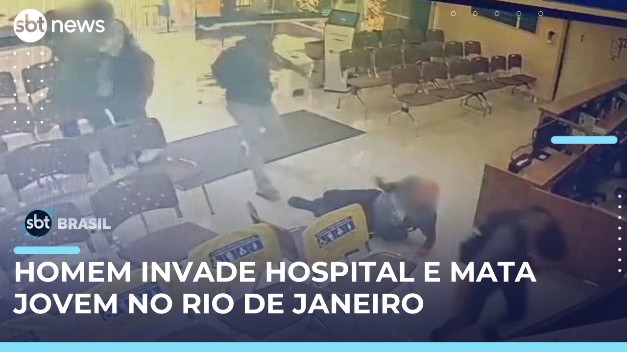 Jovem &eacute; executado dentro de hospital ap&oacute;s ser perseguido em Resende (RJ) | #SBTBrasil