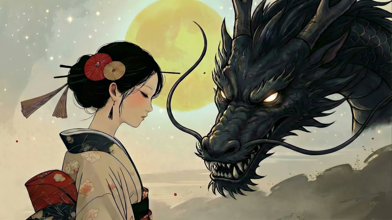Dark Japanese Ambient — Spirit of the Dragon | Koto & Ethereal Atmosphere