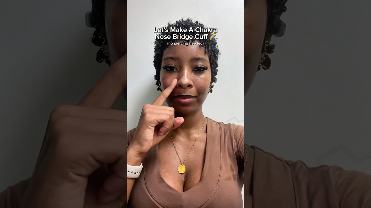 This is the best nose cuff for clarity and alignment. 👃🏽🌈✨ 