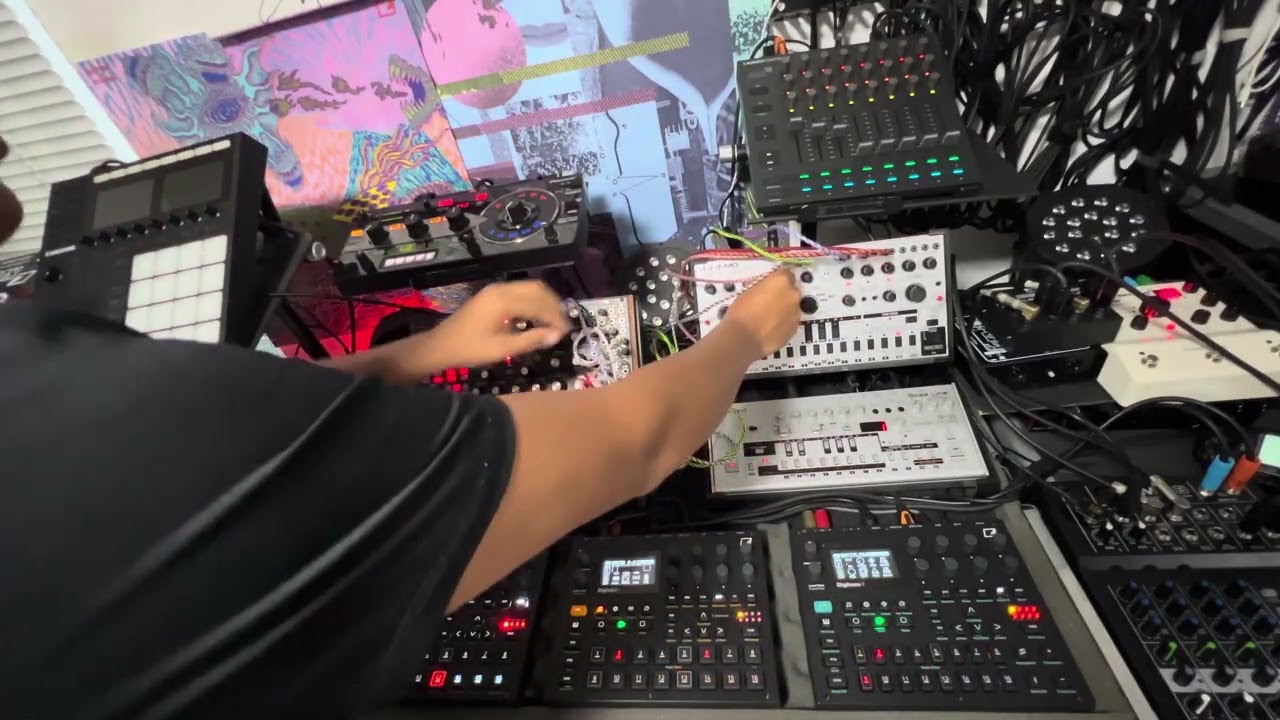 24 TECHNO JAM Moog Mother 32 & TD3 MO