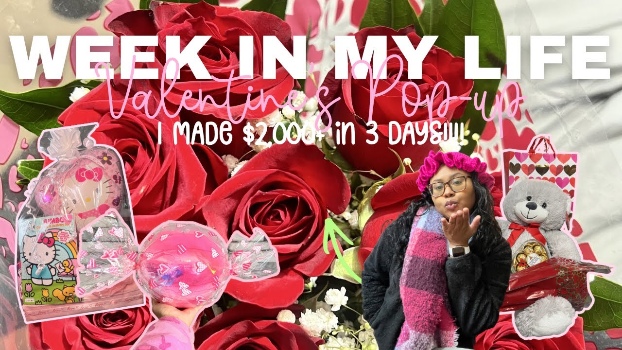 spend a SUCCESSFUL v-day week with me in Nashville ✨ 3D printing things & I MADE $2k in 3 days!
