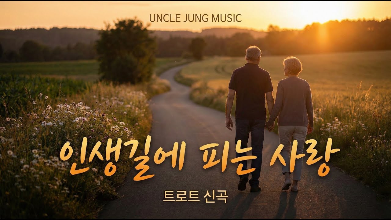 [AI 트로트] 인생길에 피는 사랑 (Love on Life's Path) - 엉클 정의 중년 감성 힐링곡 🎵