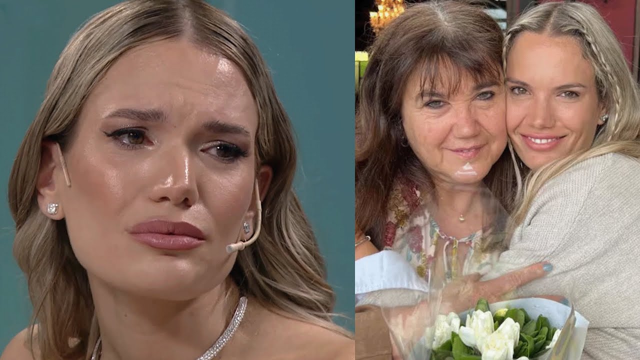 Eva Bargiela no pudo contener el llanto al recordar a su mam&aacute;, fallecida en octubre