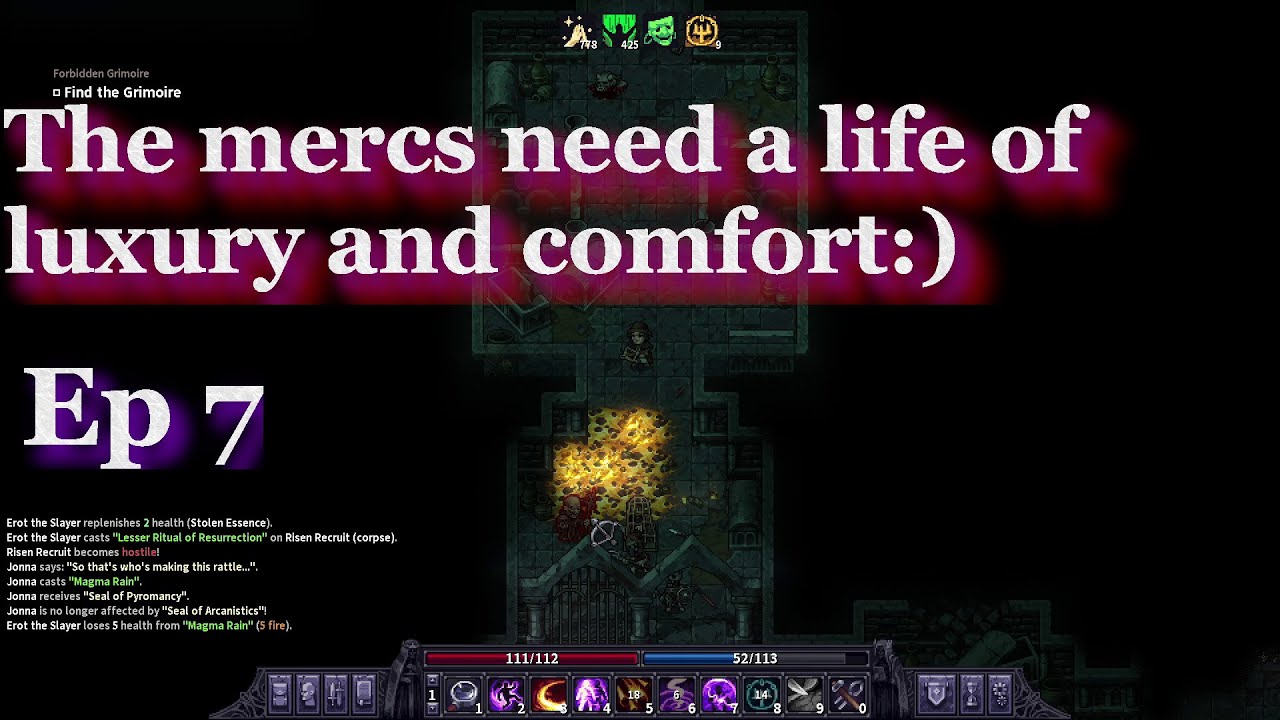 StoneShard - Lets Play Ep  7 - Arcanist vs Tier 2 dungeons - Caravan upgrades - Sleep is brutal