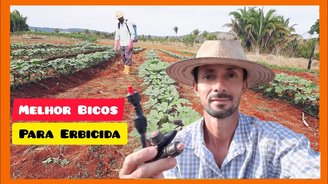 Os melhores Bicos para aplicar Erbicida //Erbicida para a cultura do Quiabo.