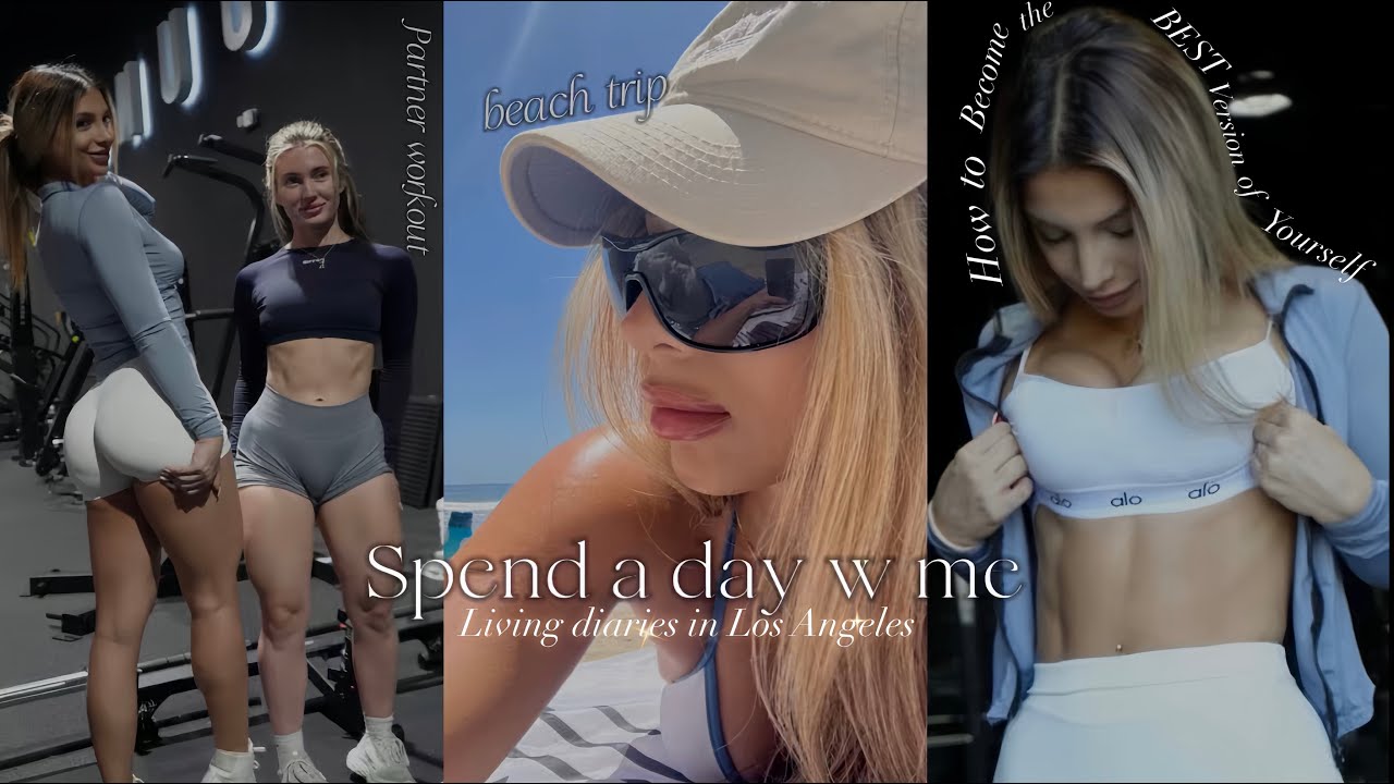 Day in the life of that girl who just goes to the gym + beach trip + current books