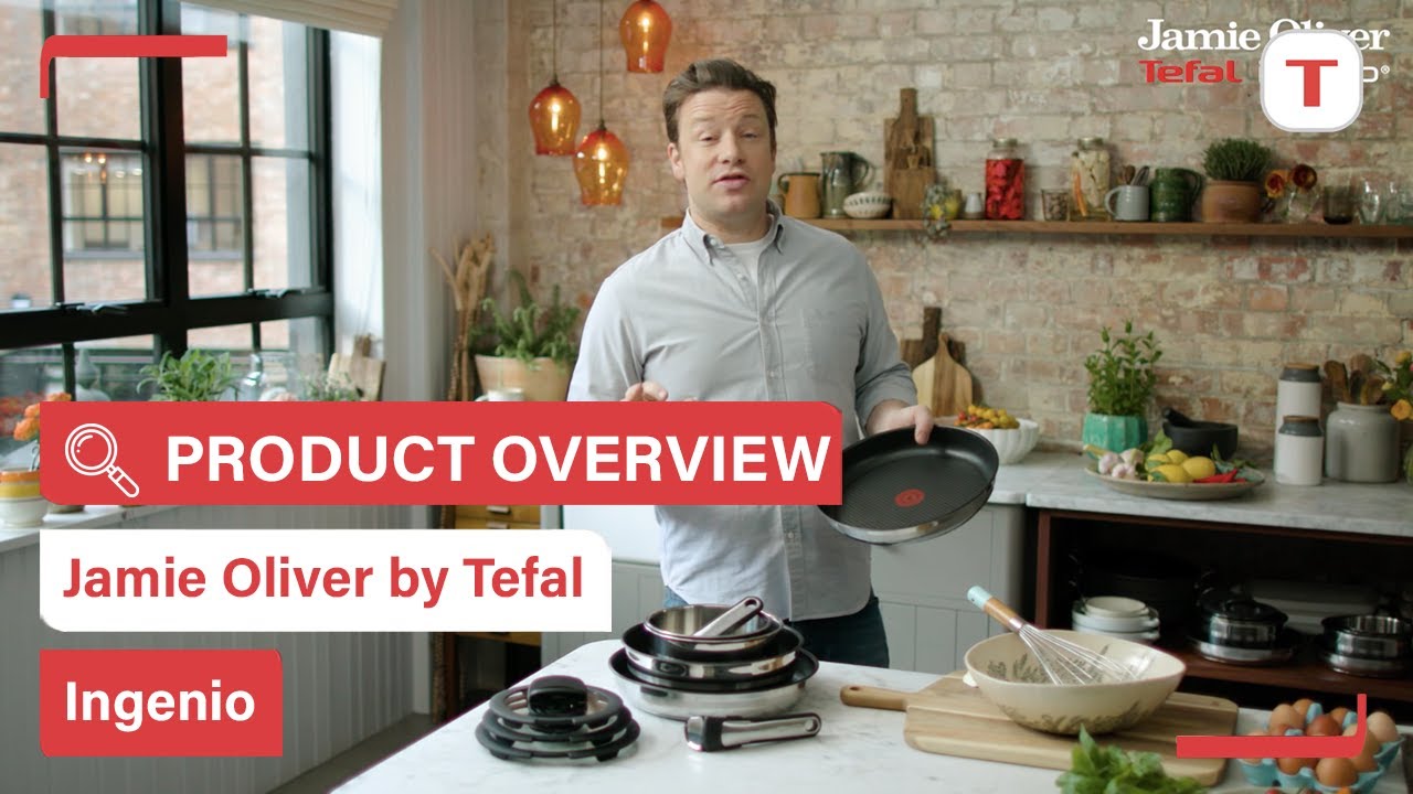 Jamie Oliver prezentuje Ingenio, kolekcję garnk&oacute;w i patelni z wyjmowanym uchwytem