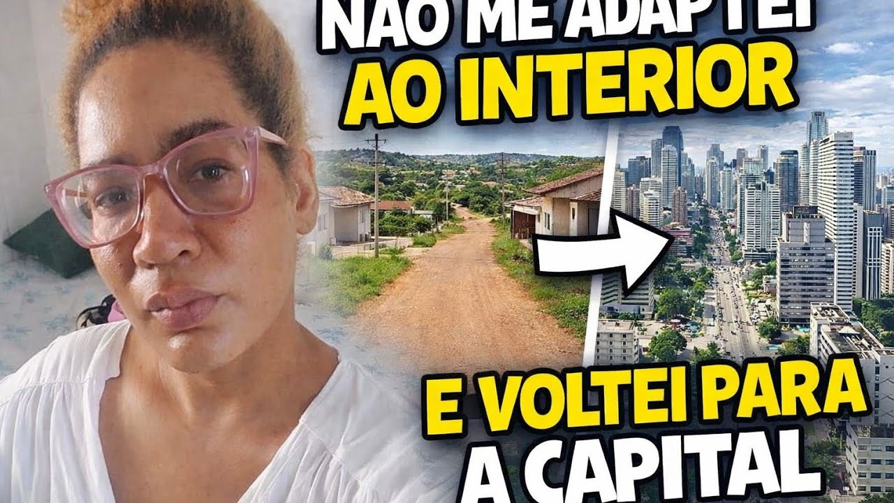 Levei minhas malas para o interior e descobri que aquele não era o meu lugar