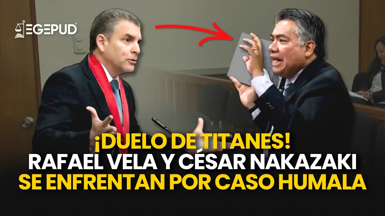 ¡DUELO DE TITANES! Rafael Vela y César Nakazaki se enfrentan por el caso Humala
