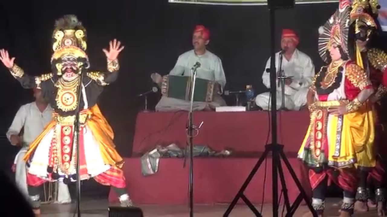Yakshagana Vidyadhara Jalavalli as Magadha, Prasanna Bhat