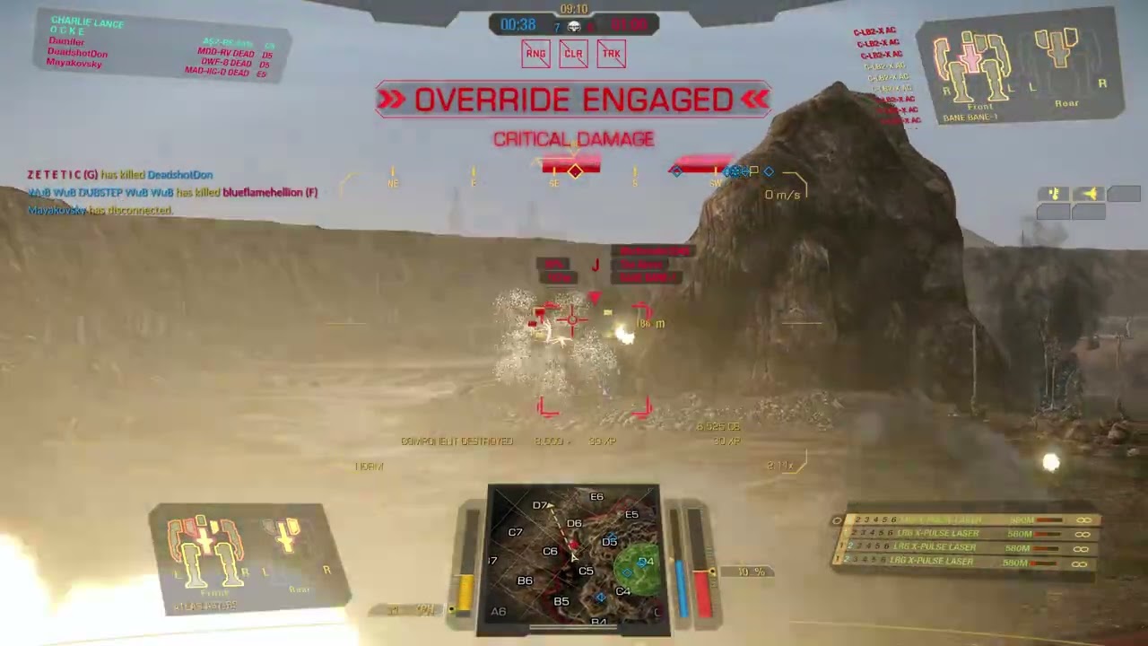 MechWarrior Online - Atlas 4 kills - 1100 damage