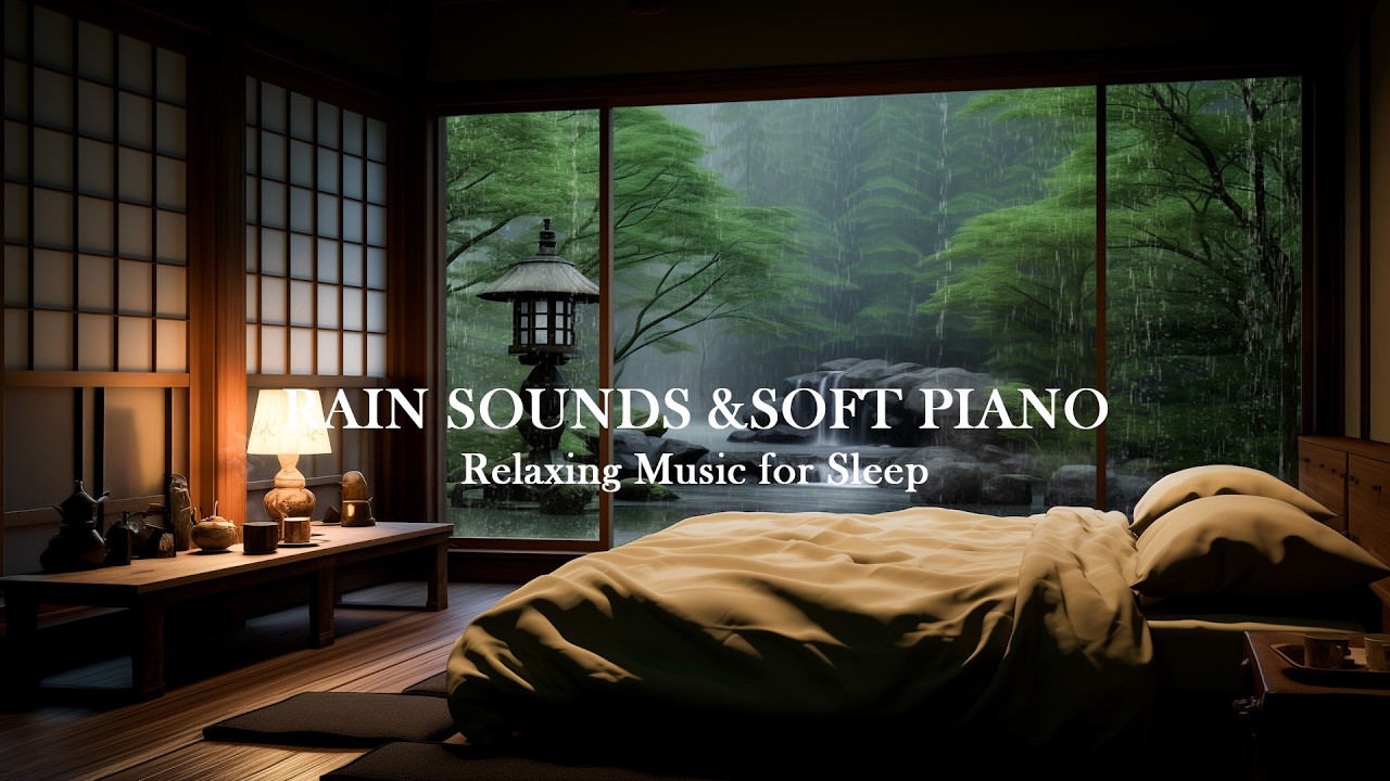 Piano with Rain Sounds After a Long Day — Calm the Nervous System