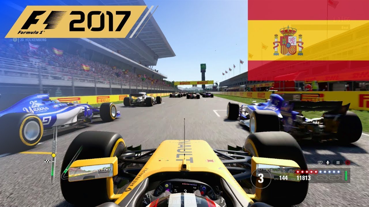 F1 2017 - 100% Race at Circuit de Barcelona-Catalunya in Hülkenberg's Renault