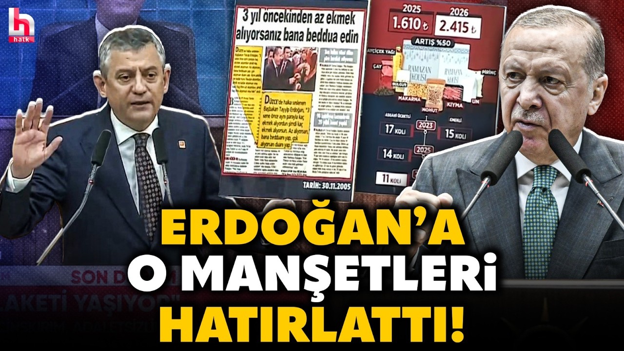 Bu sözler gündeme bomba gibi düşecek! Özgür Özel, o manşetlerle Erdoğan'ı yerin dibine soktu!