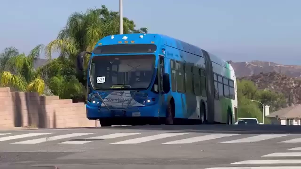 City of Santa Clarita Transit 2007 NABI 60 BRT CNG #178