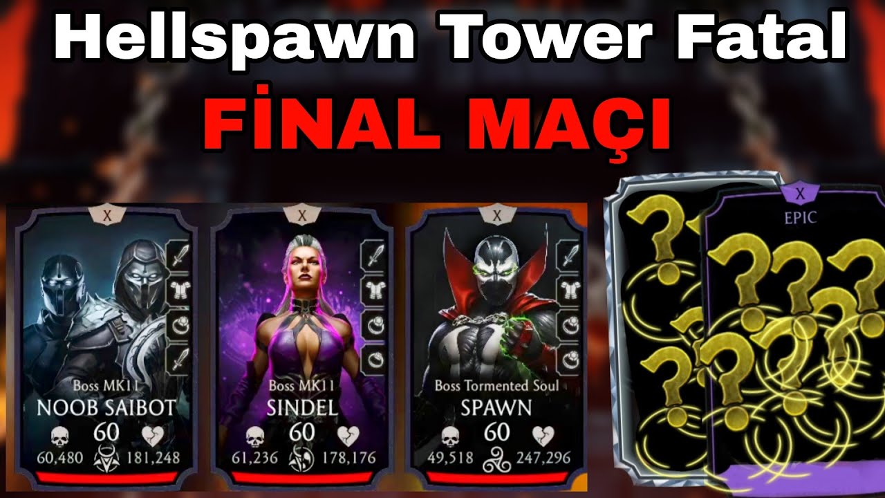 FATAL KULEYİ BİTİRDİM🗿 | 6 MİLYON CANLI BOSS ? | Hellspawn Tower Fatal Boss Maçı 200 | Mk Mobile