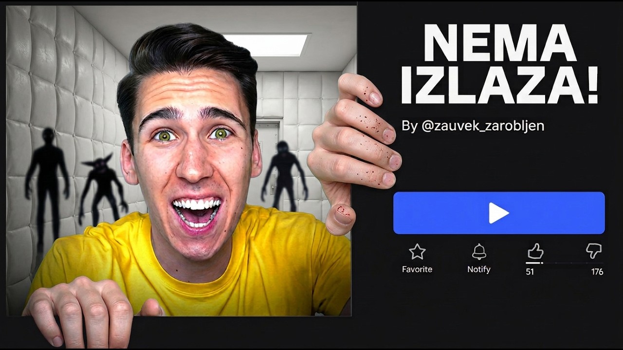 ZAROBLJEN SAM ZAUVEK U ROBLOX IGRICI!