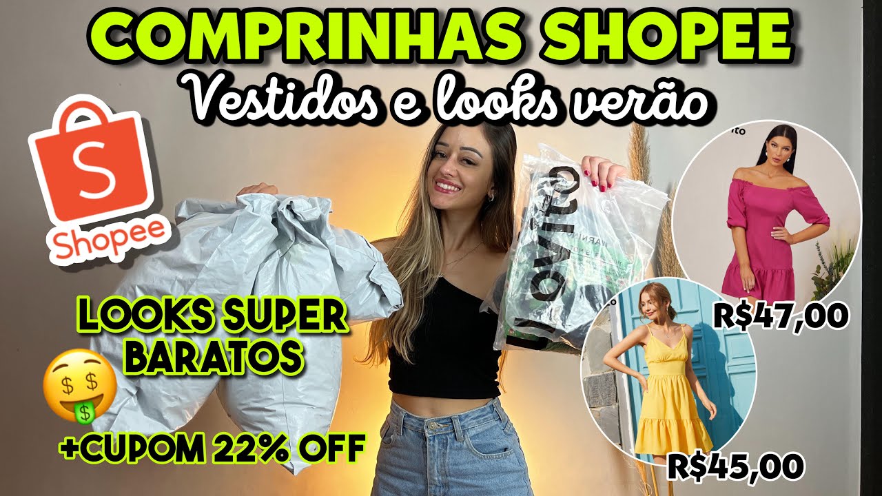 SHOPEE PROVANDO *MUITOS* VESTIDOS PERFEITOS | VESTIDOS VERÃO 2023 | ROUPAS SHOPEE LOVITO