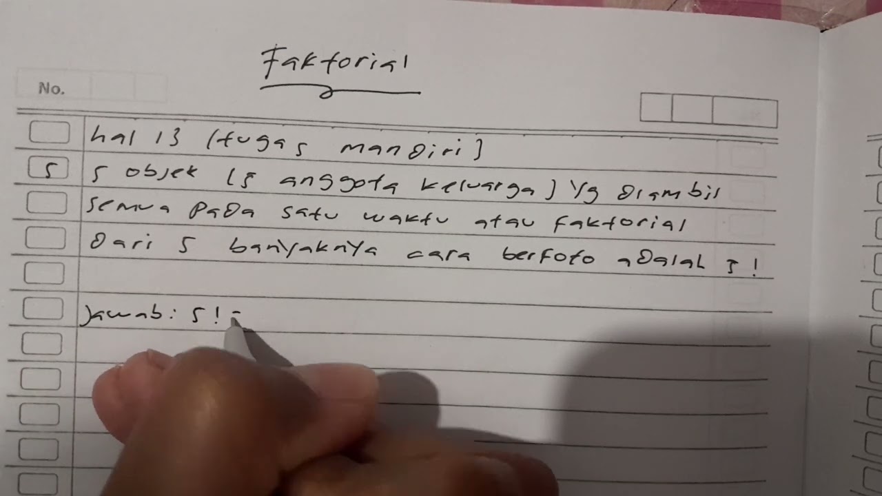 mtk wajib:membahas faktorial