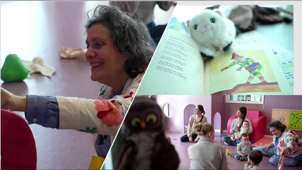 Dans une crèche normande, la poésie émerveille les bébés et les tout-petits