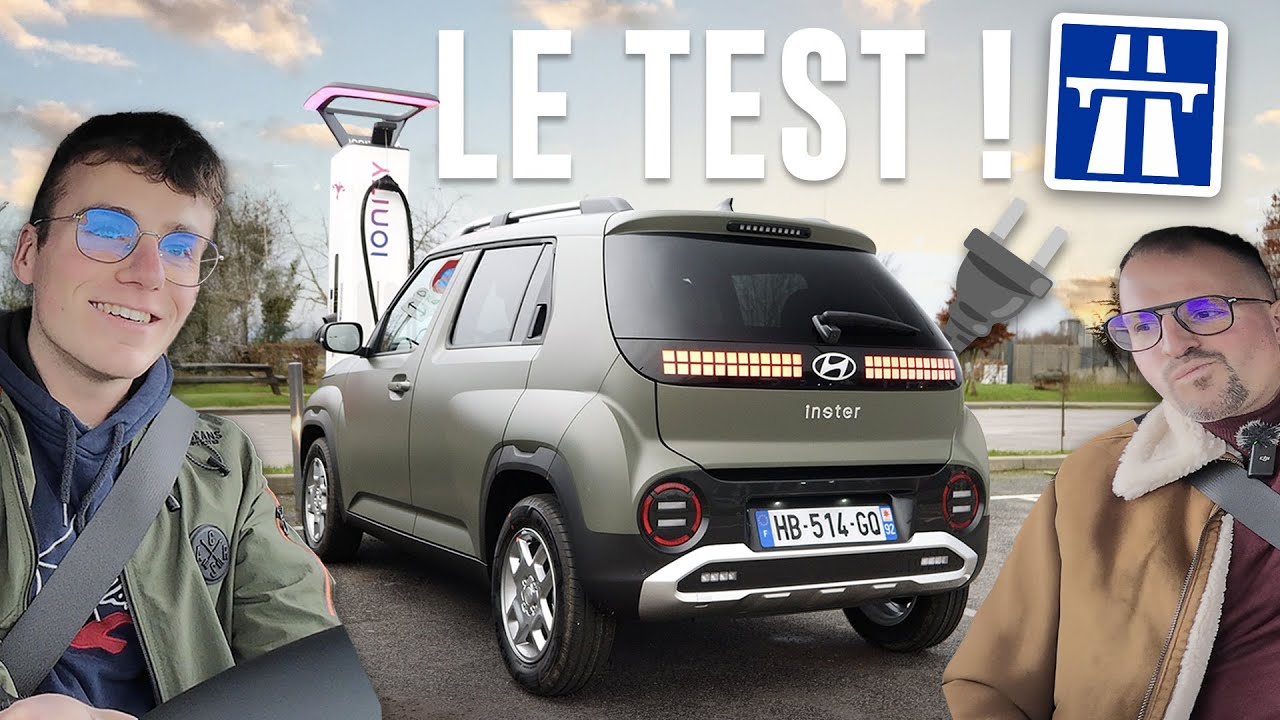 Hyundai Inster - Que vaut cette électrique à 25 000€ ? (test autoroute + recharge)