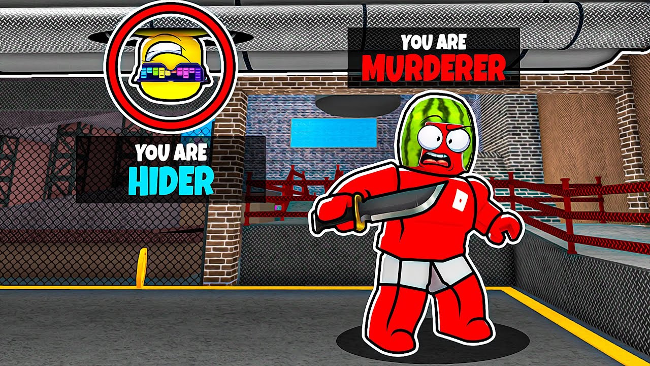 SECRET HIDING SPOT In Murder Mystery (FUNNY MOMENTS)