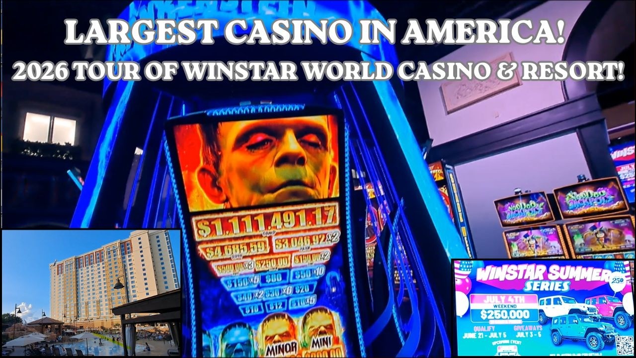 NAJWIĘKSZE KASYNO W AMERYCE! TRASA KONCERTOWA WINSTAR WORLD CASINO & RESORT 2026!