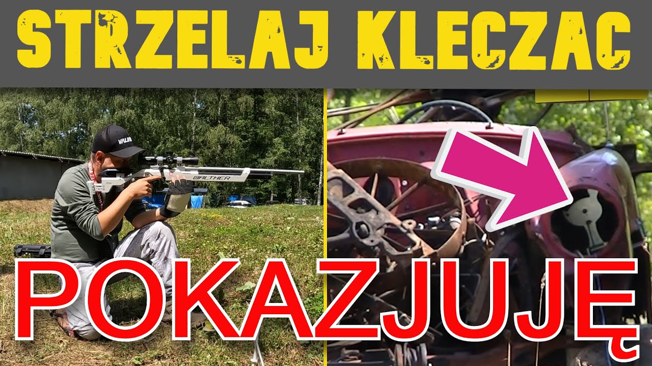 STRZELANIE KLĘCZĄC z wiatrówka - POSTAWA WYMUSZONA KLĘCZĄCA - Jak strzelać dobrze? (HFT PODSTAWY)