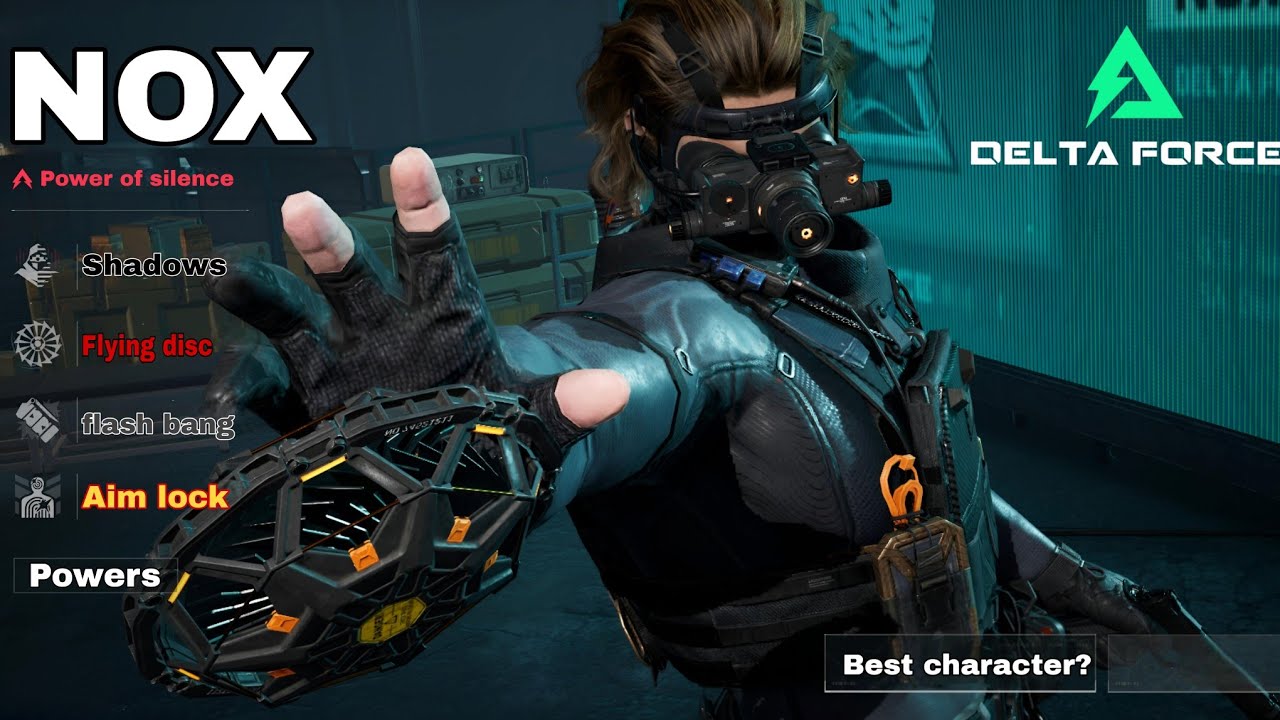NOX is the best character in delta force | Delta force mobile