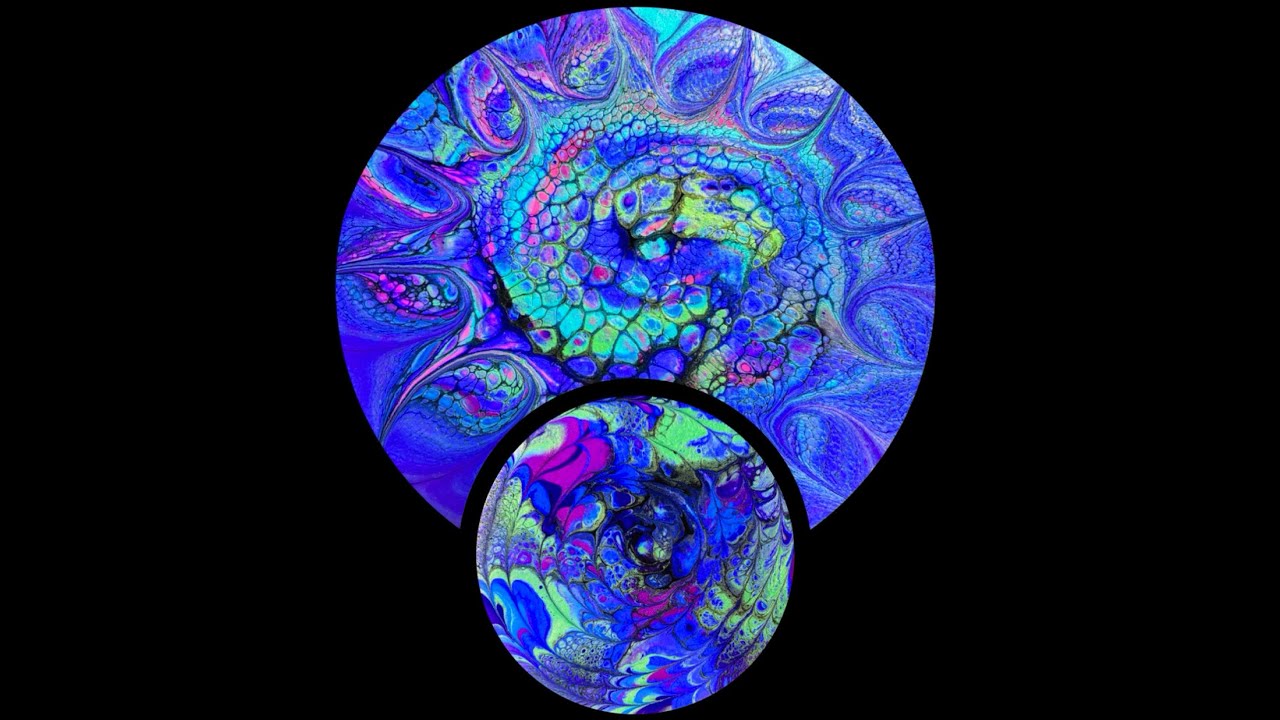 341  Fluid Art Modified Radial Swipe & Sheleeart Modified Bloom #art #bloom #fluidartist 