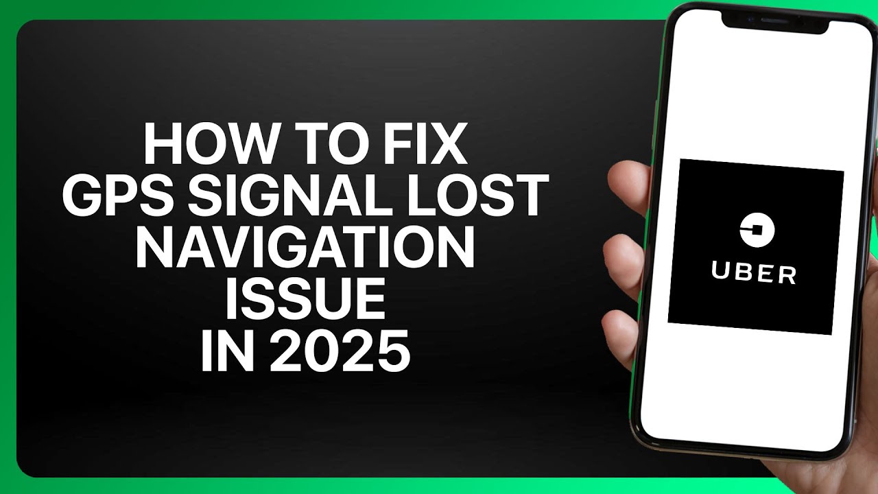 How To Fix GPS Signal Lost (Uber Navigation Issue) In Uber ! Tutorial