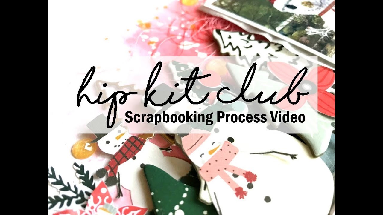Mixed Media Snowman Layout | Hip Kit Club | Missy Whidden